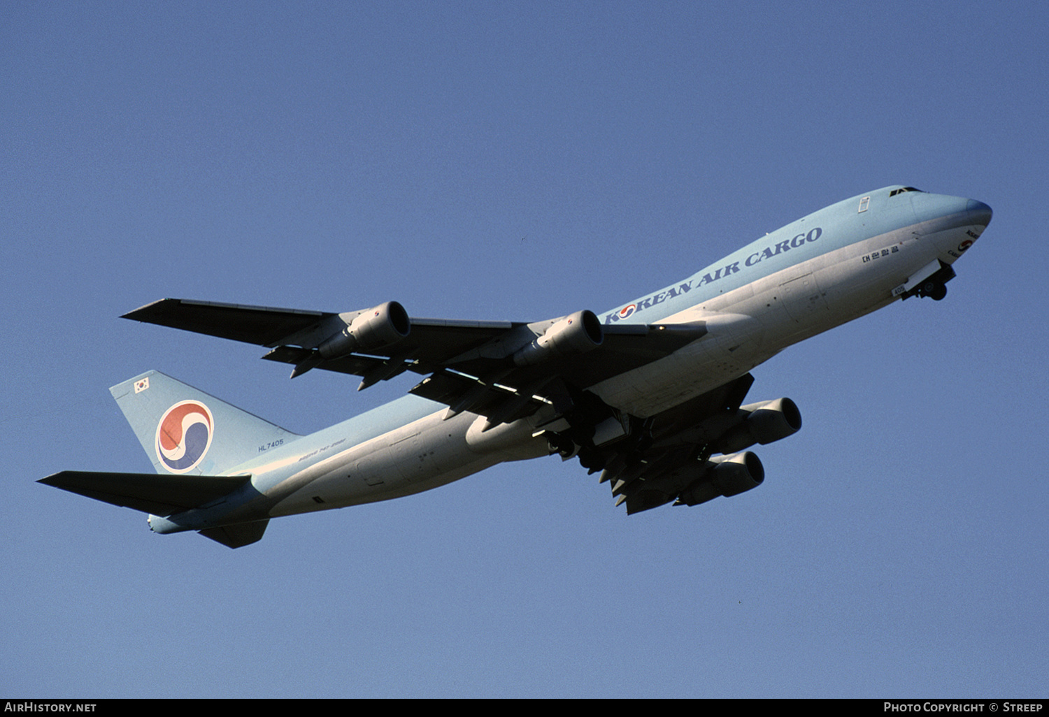 Aircraft Photo of HL7405 | Boeing 747-2B5F/SCD | Korean Air Cargo | AirHistory.net #351238