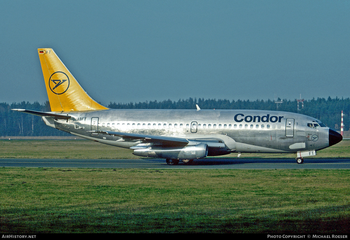 Aircraft Photo of D-ABFT | Boeing 737-230/Adv | Condor Flugdienst | AirHistory.net #351239