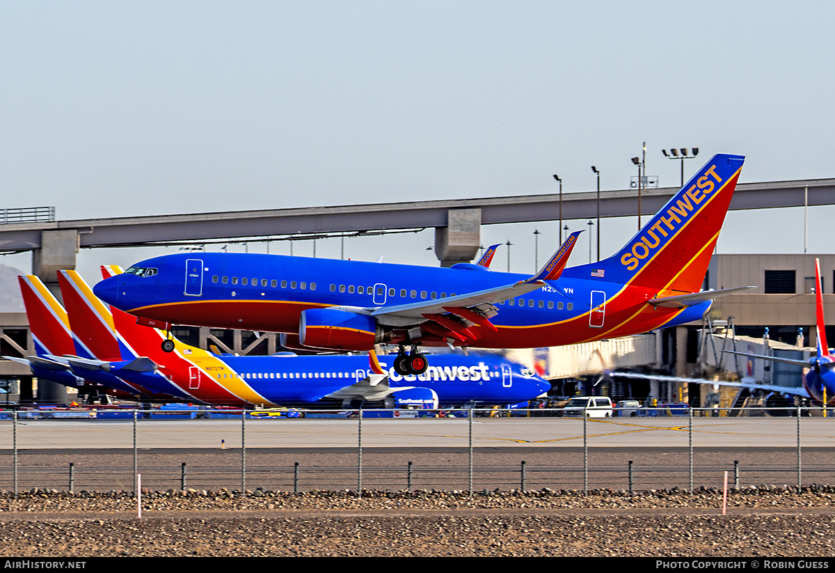Aircraft Photo of N252WN | Boeing 737-7H4 | Southwest Airlines | AirHistory.net #351254