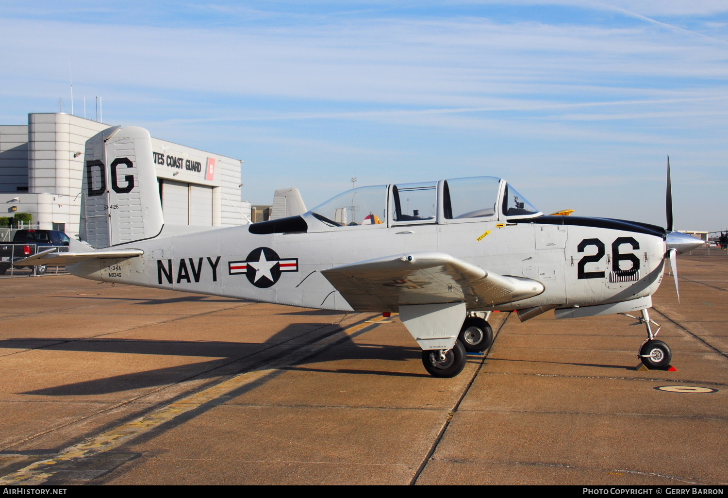 Aircraft Photo of N834G / 53-4126 | Beech T-34A Mentor (A45) | USA - Navy | AirHistory.net #351271