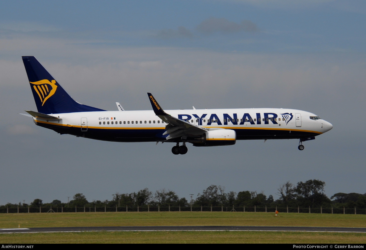 Aircraft Photo of EI-FIR | Boeing 737-8AS | Ryanair | AirHistory.net #351274