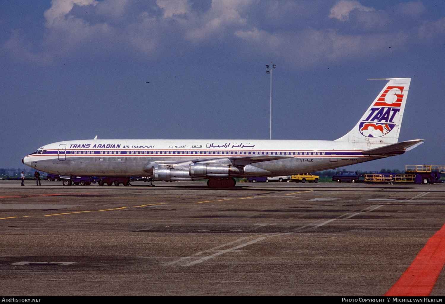 Aircraft Photo of ST-ALK | Boeing 707-349C | Trans Arabian Air Transport - TAAT | AirHistory.net #351278