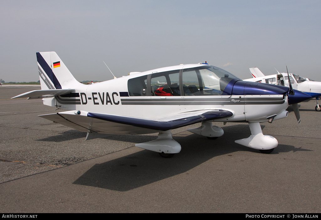 Aircraft Photo of D-EVAC | Robin DR-400-180 Regent | AirHistory.net #351309