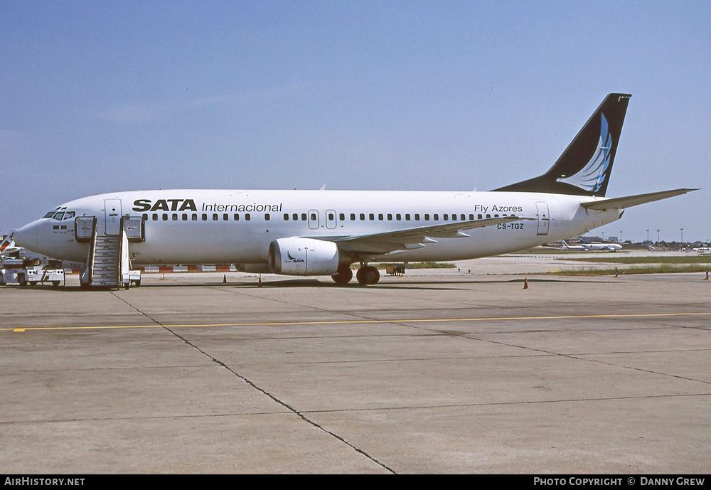 Aircraft Photo of CS-TGZ | Boeing 737-43Q | SATA Internacional | AirHistory.net #351312