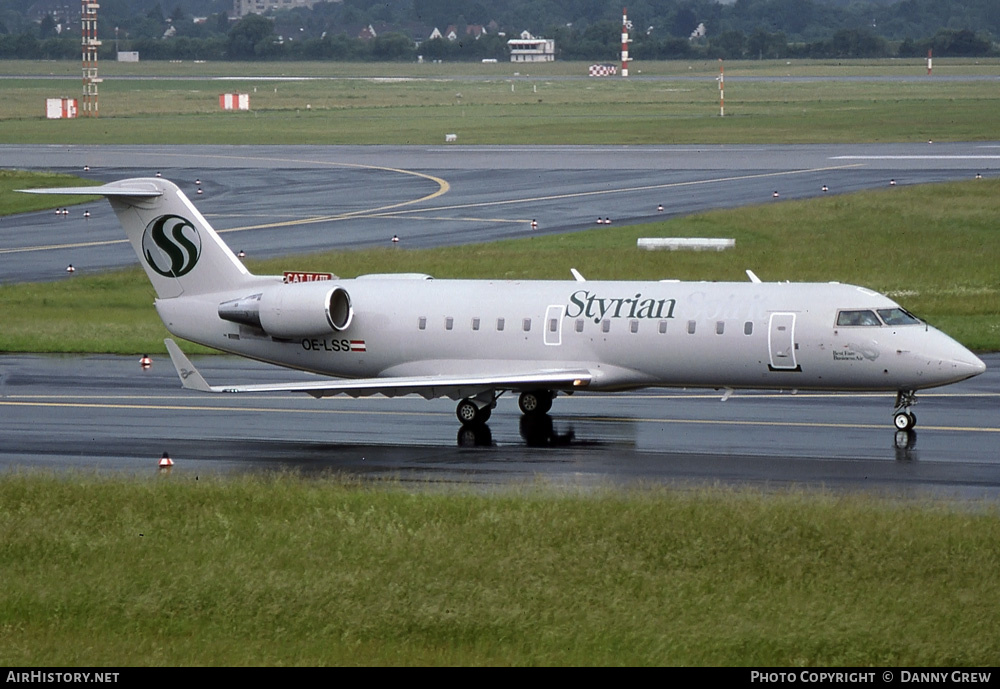 Aircraft Photo of OE-LSS | Bombardier CRJ-200LR (CL-600-2B19) | Styrian Spirit | AirHistory.net #351317