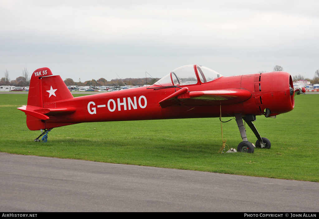 Aircraft Photo of G-OHNO | Yakovlev Yak-55 | AirHistory.net #351322