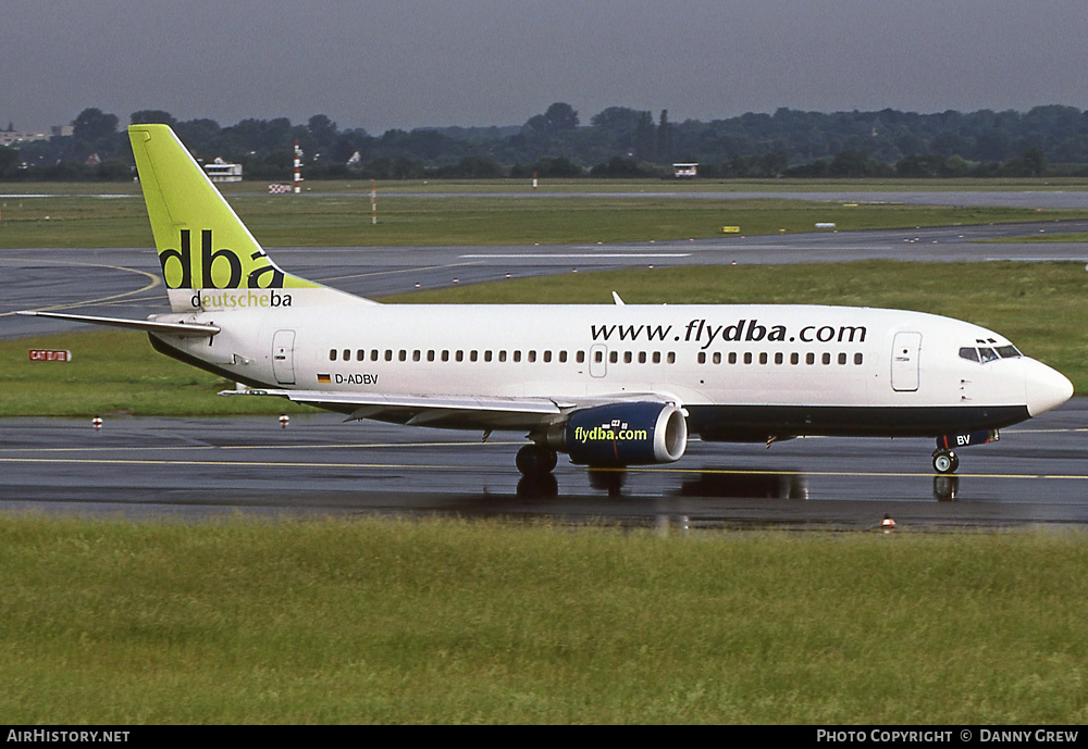 Aircraft Photo of D-ADBV | Boeing 737-31S | DBA - Deutsche BA | AirHistory.net #351326