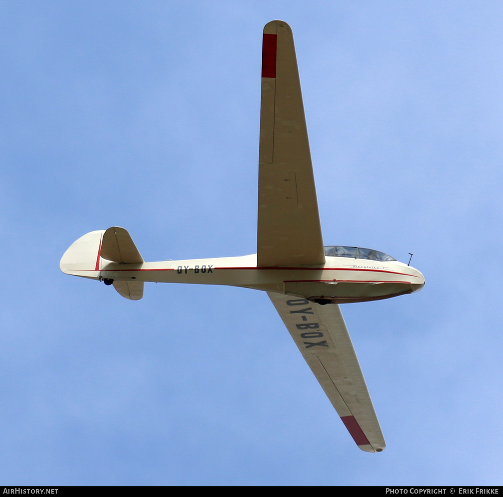 Aircraft Photo of OY-BOX | Scheibe Bergfalke II/55 | AirHistory.net #351335