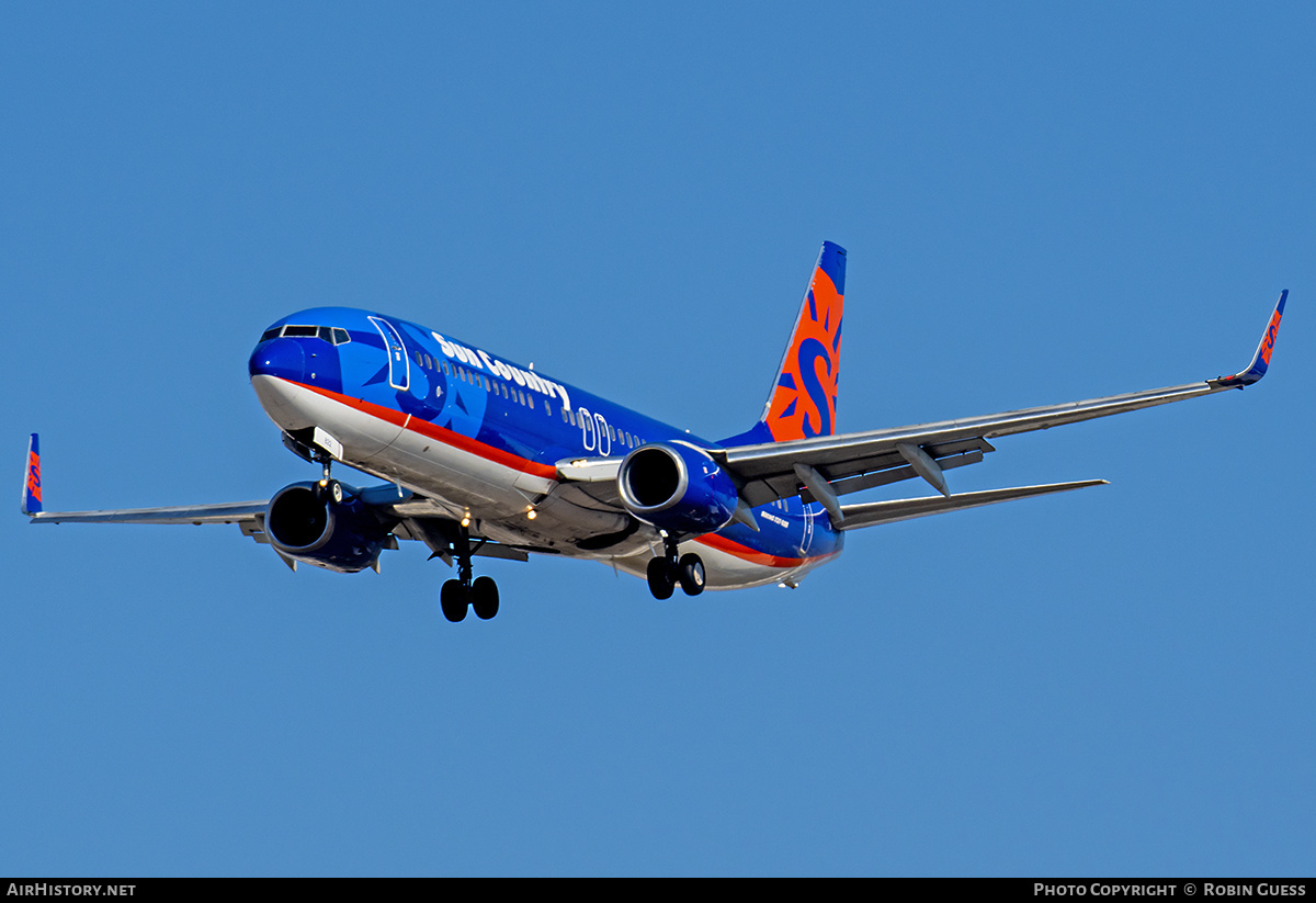 Aircraft Photo of N822SY | Boeing 737-8BK | Sun Country Airlines | AirHistory.net #351345