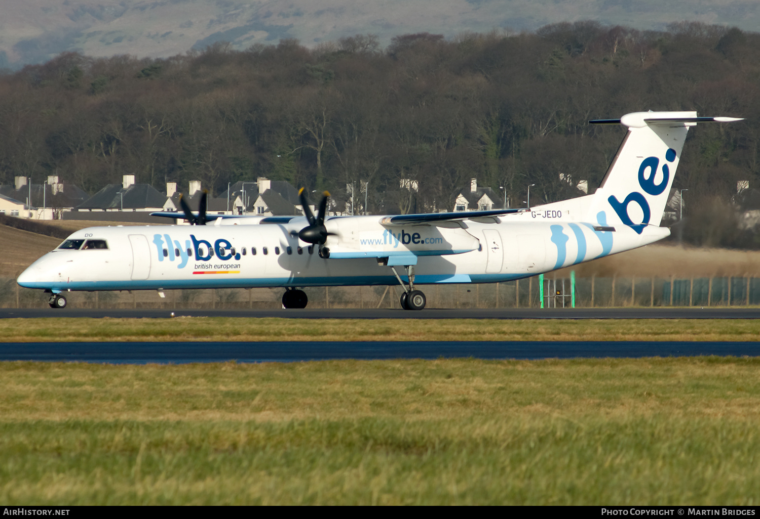 Aircraft Photo of G-JEDO | Bombardier DHC-8-402 Dash 8 | Flybe - British European | AirHistory.net #351355