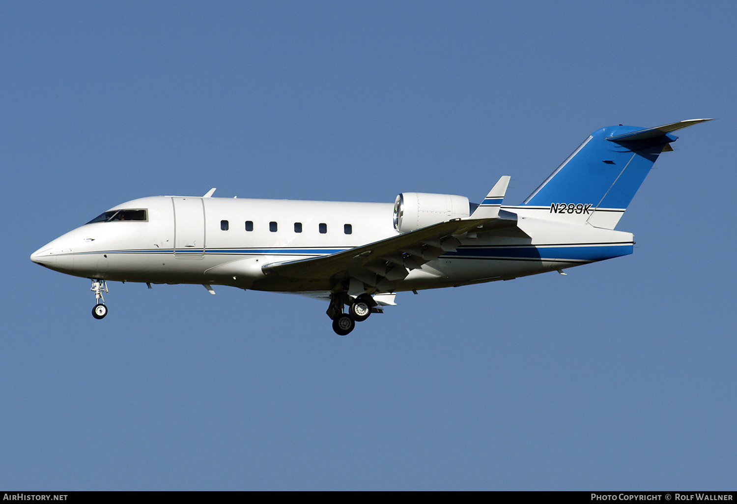 Aircraft Photo of N289K | Canadair Challenger 601-3A (CL-600-2B16) | AirHistory.net #351377