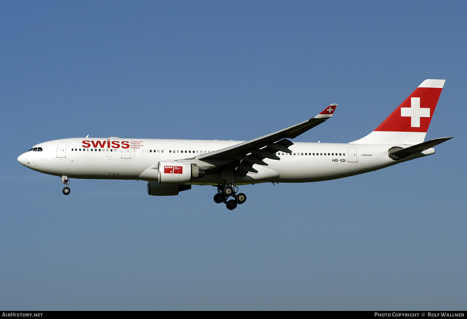 Aircraft Photo of HB-IQI | Airbus A330-223 | Swiss International Air Lines | AirHistory.net #351379