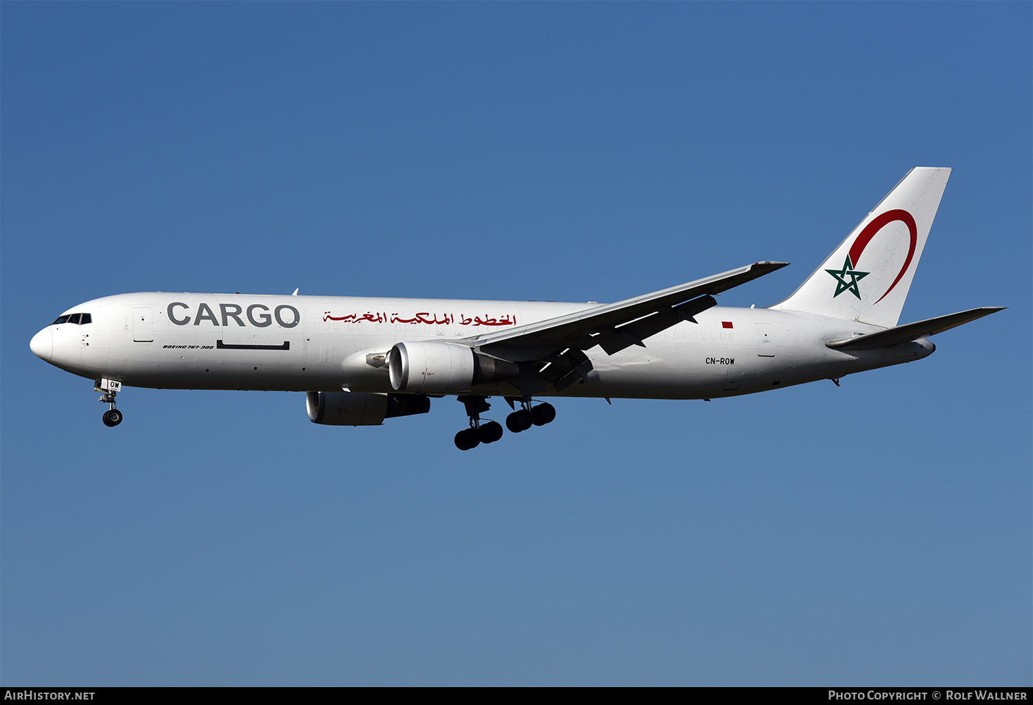 Aircraft Photo of CN-ROW | Boeing 767-343/ER(F) | Royal Air Maroc - RAM Cargo | AirHistory.net #351391