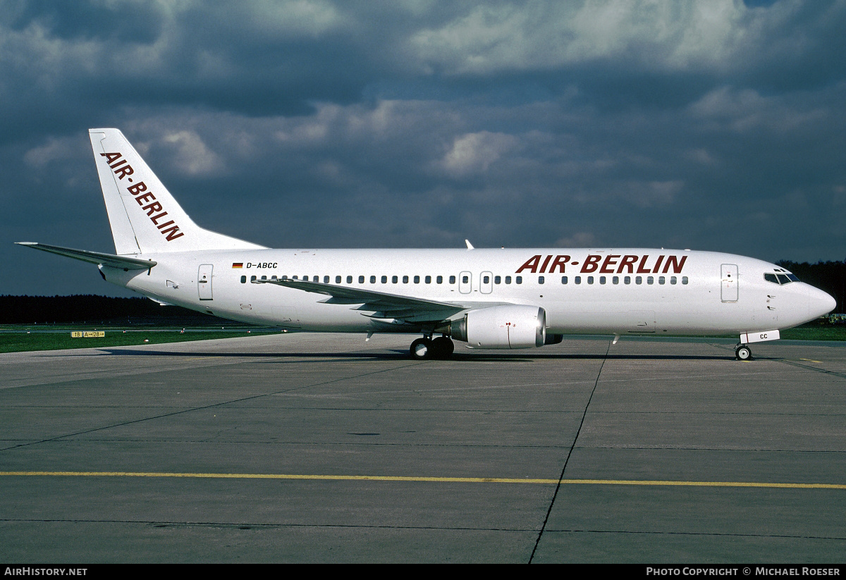 Aircraft Photo of D-ABCC | Boeing 737-46B | Air Berlin | AirHistory.net #351392