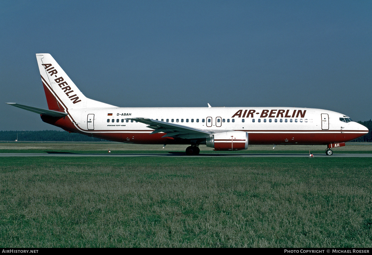 Aircraft Photo of D-ABAH | Boeing 737-46J | Air Berlin | AirHistory.net #351400