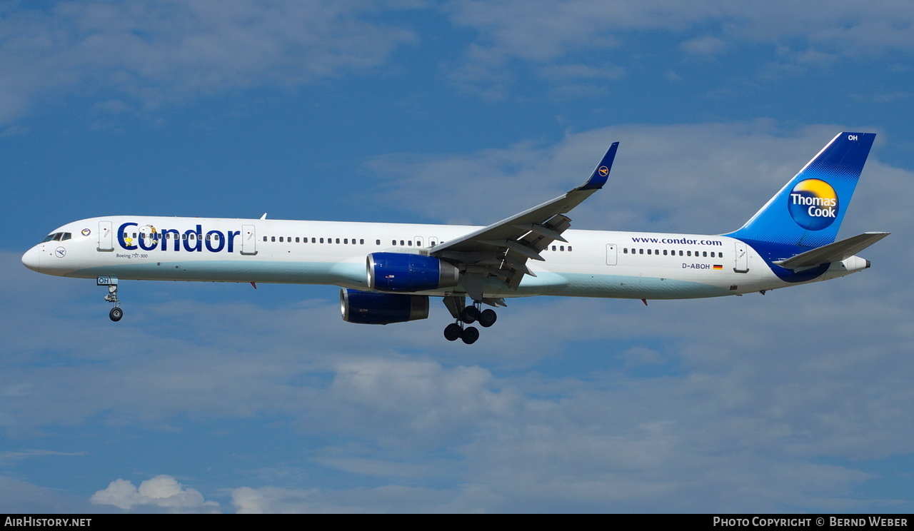 Aircraft Photo of D-ABOH | Boeing 757-330 | Condor Flugdienst | AirHistory.net #351413