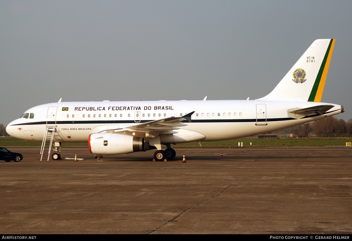 Aircraft Photo of 2101 | Airbus VC-1A (A319-133/CJ) | Brazil - Air Force | AirHistory.net #351421