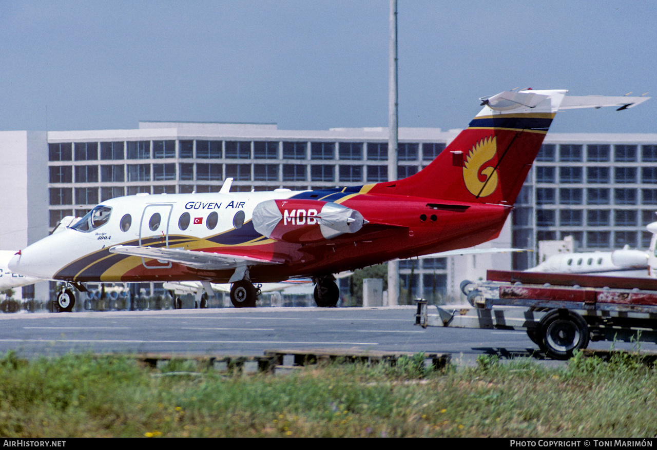 Aircraft Photo of TC-MDB | Beech Beechjet 400A | Güven Air | AirHistory.net #351422