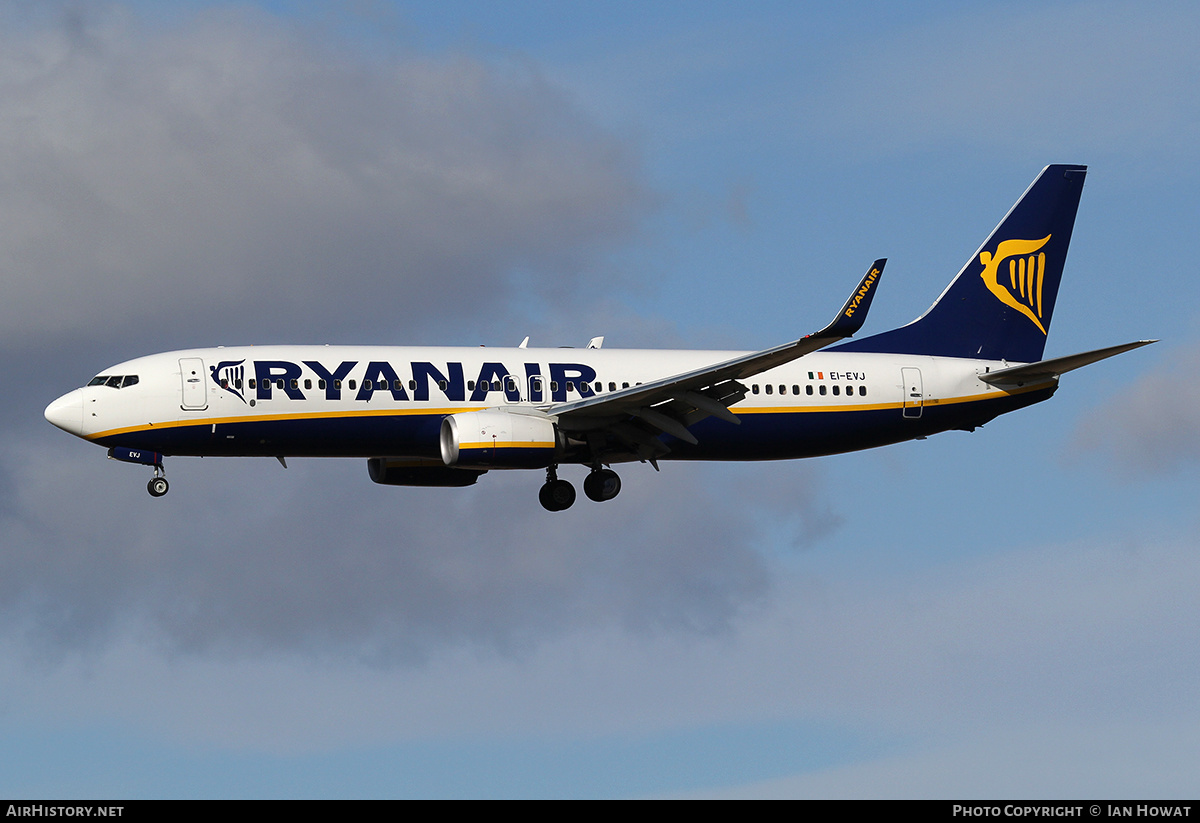 Aircraft Photo of EI-EVJ | Boeing 737-8AS | Ryanair | AirHistory.net #351436