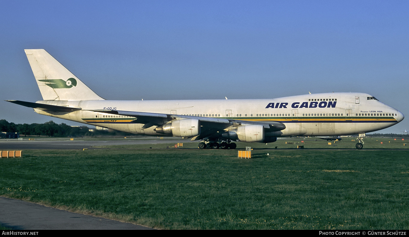 Aircraft Photo of F-ODJG | Boeing 747-2Q2BM | Air Gabon | AirHistory.net #351464