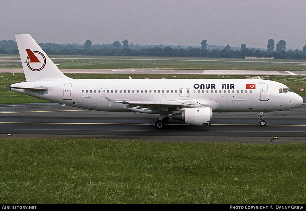 Aircraft Photo of TC-OAD | Airbus A320-212 | Onur Air | AirHistory.net #351491