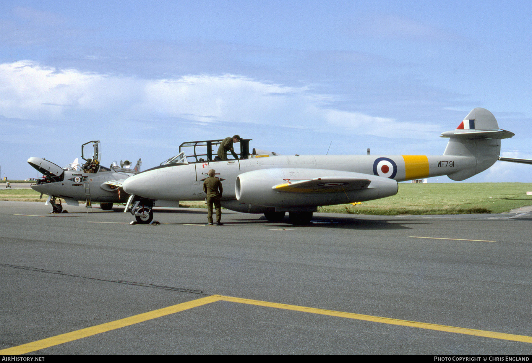 Aircraft Photo of WF791 | Gloster Meteor T7 | UK - Air Force | AirHistory.net #351495