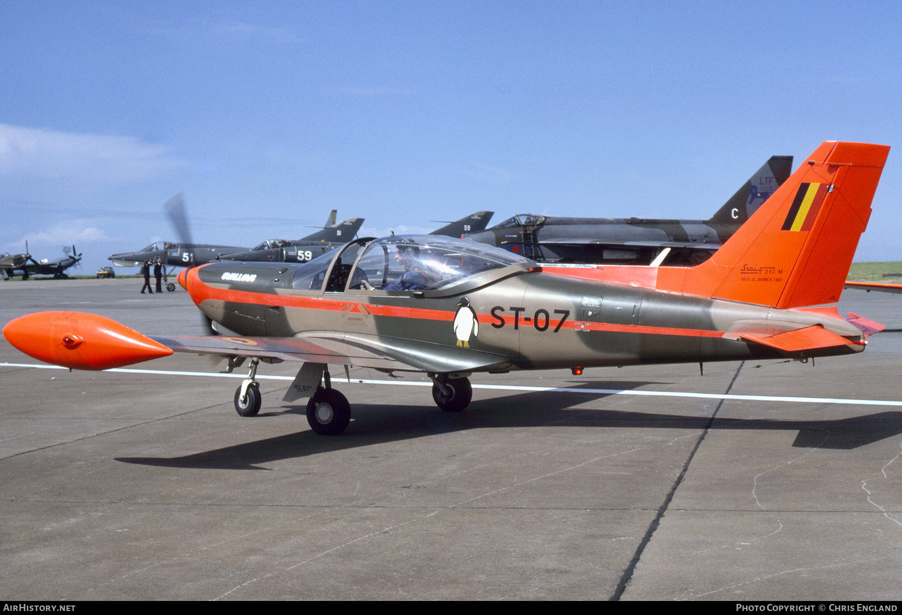 Aircraft Photo of ST-07 | SIAI-Marchetti SF-260M | Belgium - Air Force | AirHistory.net #351496