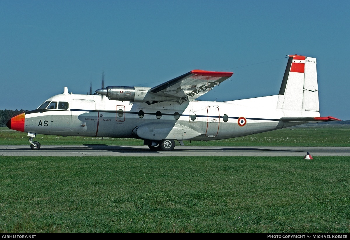 Aircraft Photo of 110 | Aerospatiale N-262D-51 Fregate | France - Air Force | AirHistory.net #351499