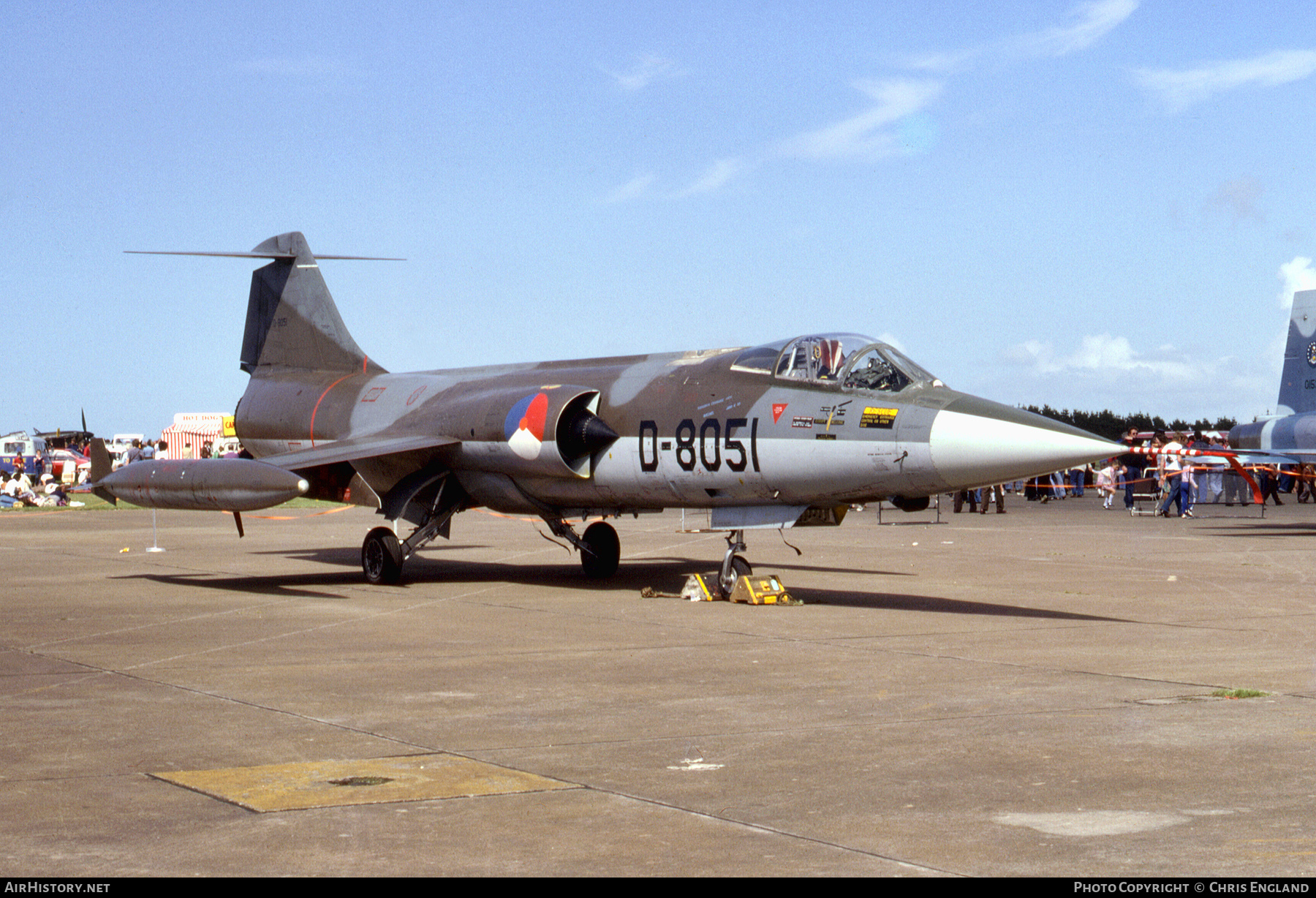 Aircraft Photo of D-8051 | Lockheed F-104G Starfighter | Netherlands - Air Force | AirHistory.net #351503