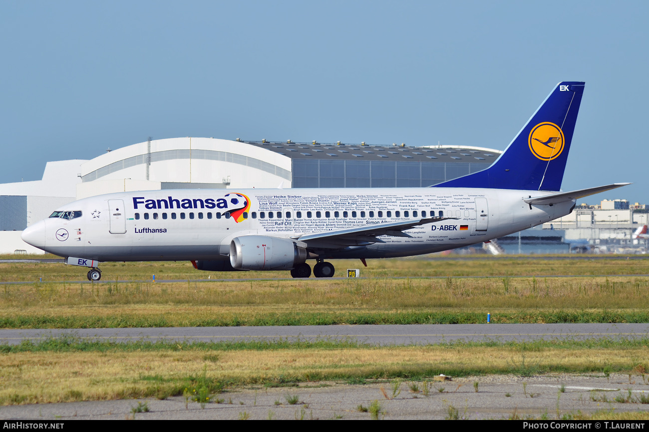 Aircraft Photo of D-ABEK | Boeing 737-330 | Lufthansa | AirHistory.net #351513