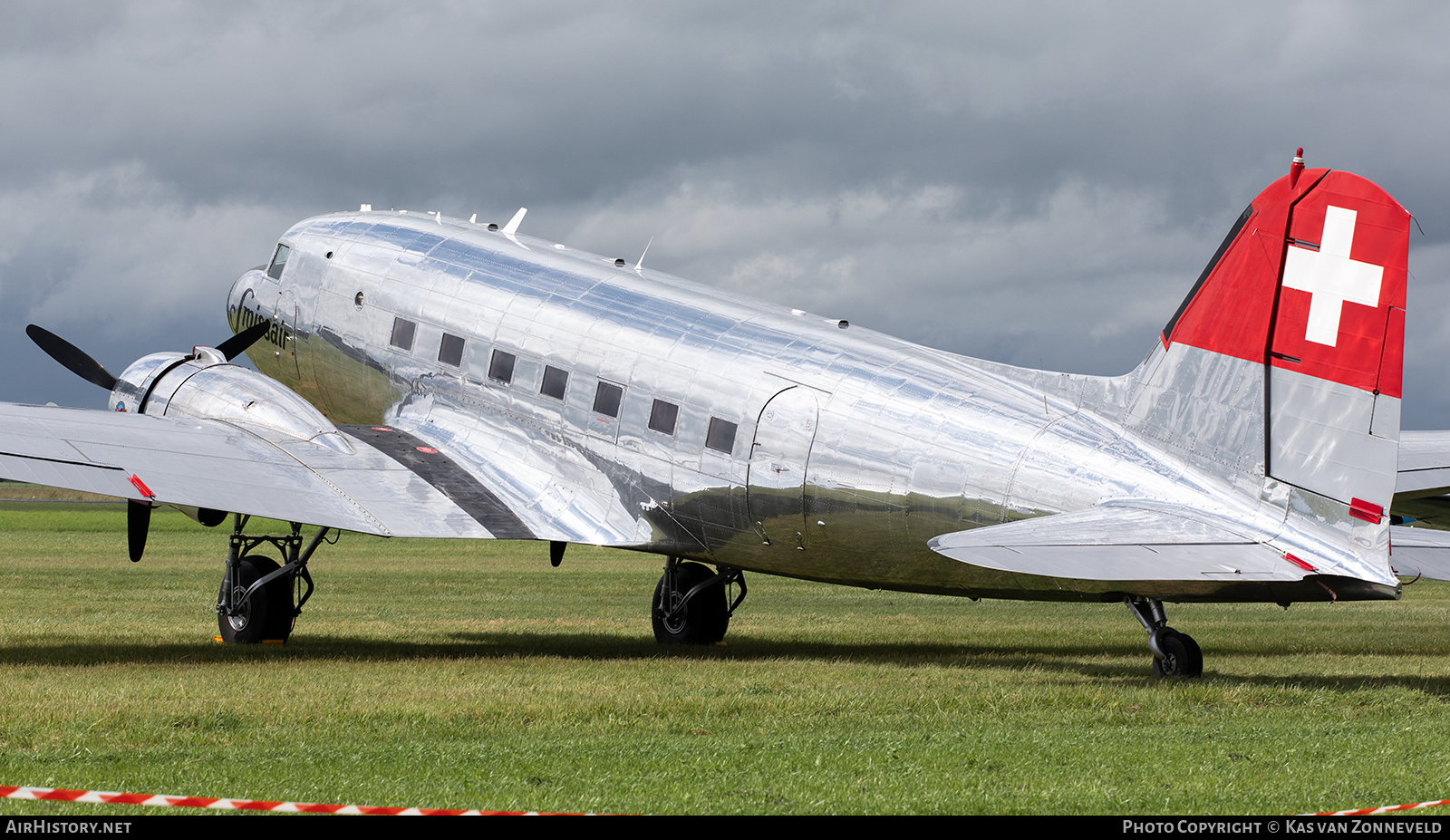 Aircraft Photo of N431HM | Douglas DC-3(C) | Swissair | AirHistory.net #351535