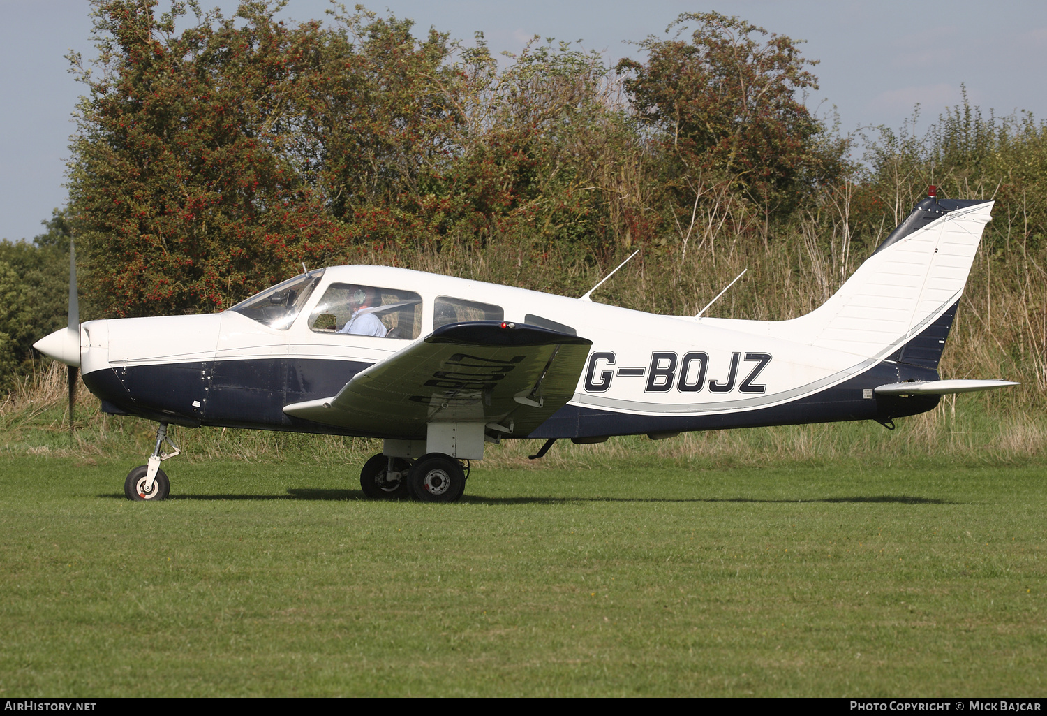 Aircraft Photo of G-BOJZ | Piper PA-28-161 Cherokee Warrior II | AirHistory.net #351543