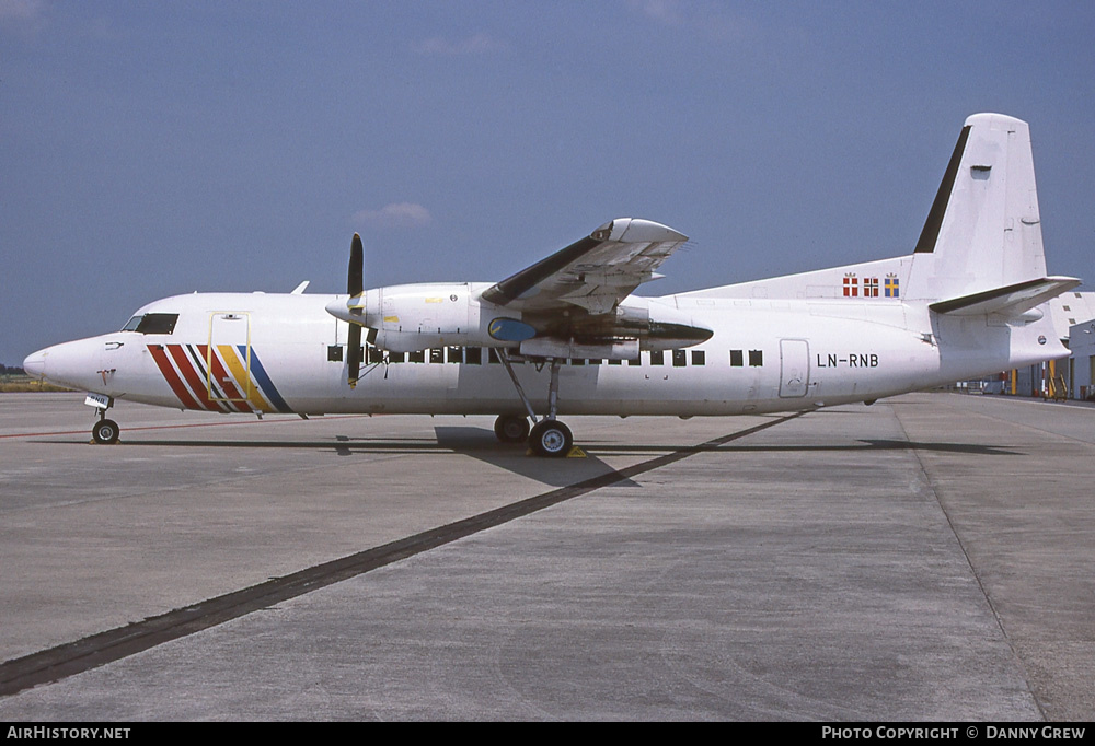 Aircraft Photo of LN-RNB | Fokker 50 | AirHistory.net #351548