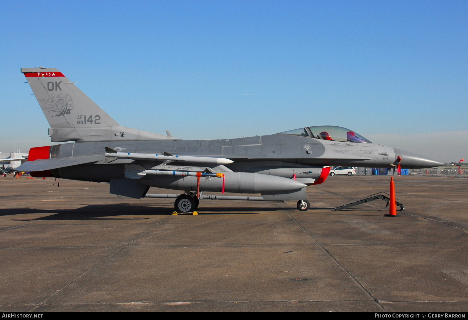 Aircraft Photo of 89-2142 / AF89-142 | General Dynamics F-16CM Fighting Falcon | USA - Air Force | AirHistory.net #351554