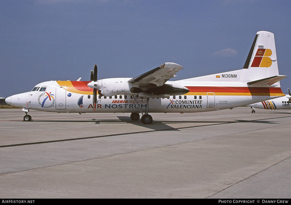 Aircraft Photo of N136NM | Fokker 50 | Iberia Regional | AirHistory.net #351568