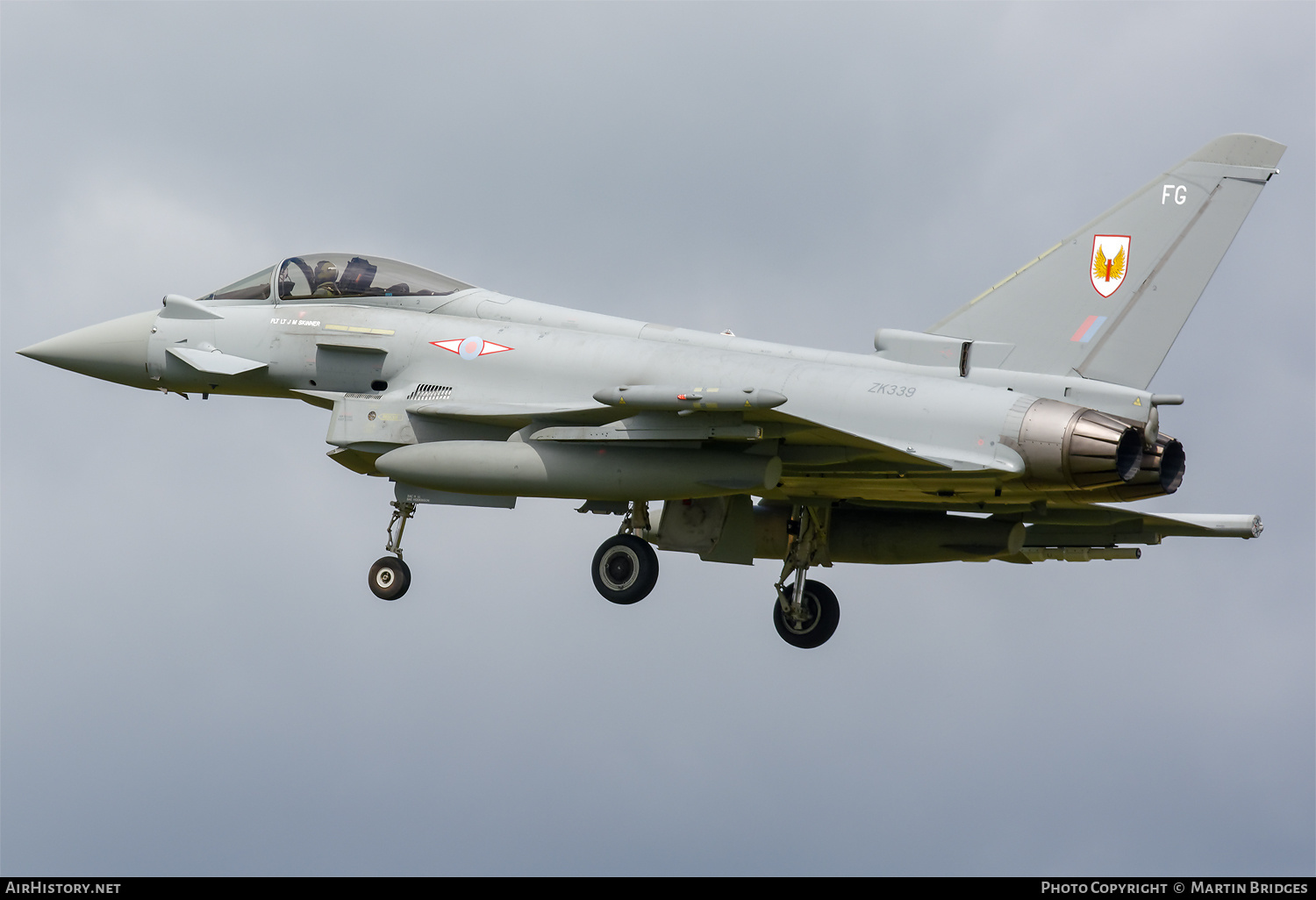 Aircraft Photo of ZK339 | Eurofighter EF-2000 Typhoon FGR4 | UK - Air Force | AirHistory.net #351582