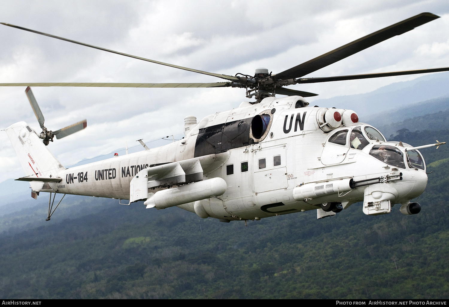 Aircraft Photo of UN-184 / 042049AB | Mil Mi-24P | United Nations | AirHistory.net #351598