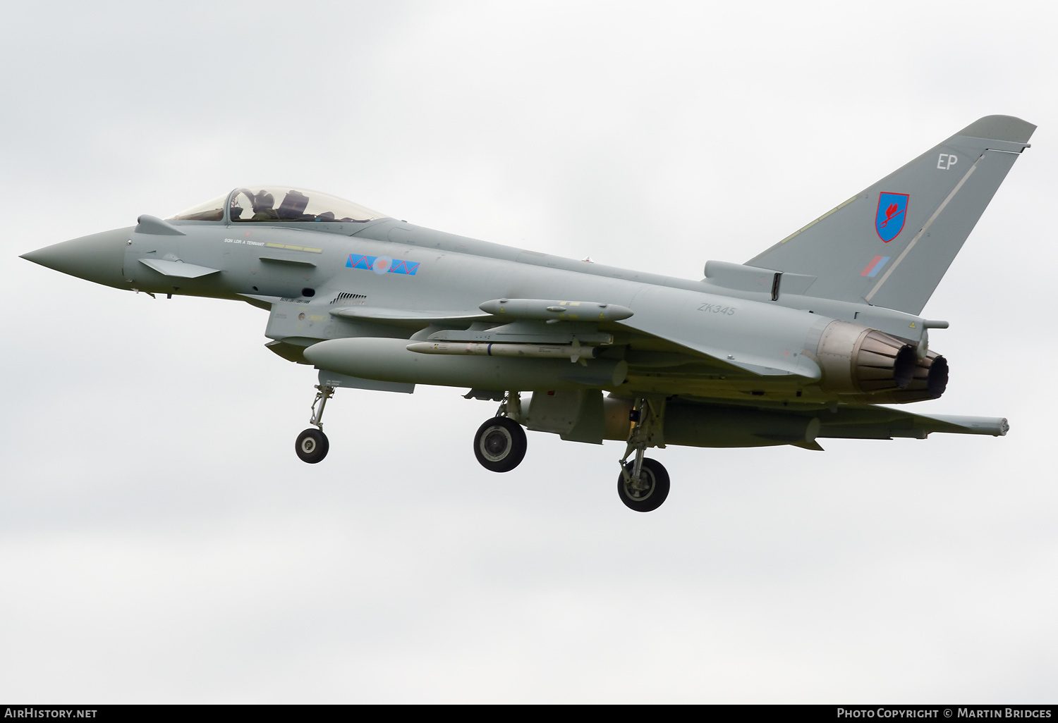 Aircraft Photo of ZK345 | Eurofighter EF-2000 Typhoon FGR4 | UK - Air Force | AirHistory.net #351602