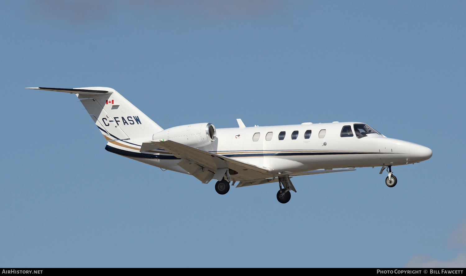 Aircraft Photo of C-FASW | Cessna 525A CitationJet CJ2+ | AirHistory.net #351610