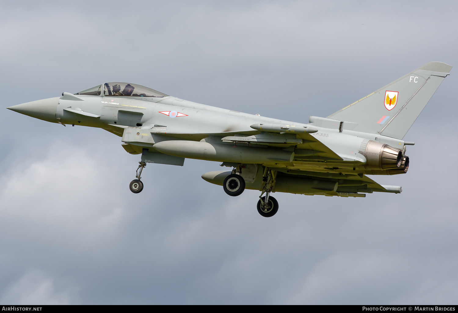 Aircraft Photo of ZK335 | Eurofighter EF-2000 Typhoon FGR4 | UK - Air Force | AirHistory.net #351611