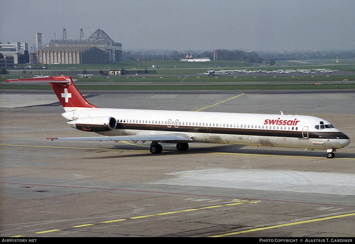 Aircraft Photo of HB-INH | McDonnell Douglas MD-81 (DC-9-81) | Swissair | AirHistory.net #351613