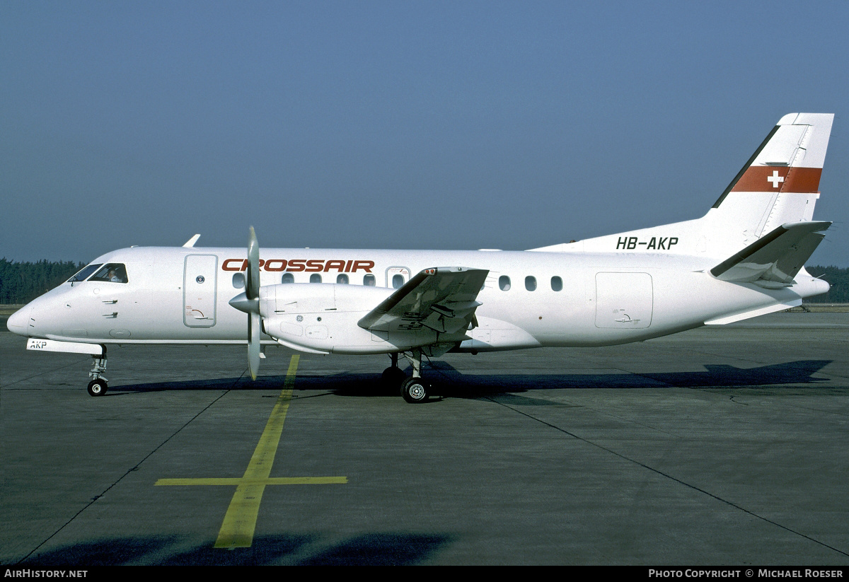 Aircraft Photo of HB-AKP | Saab 340B | Crossair | AirHistory.net #351636