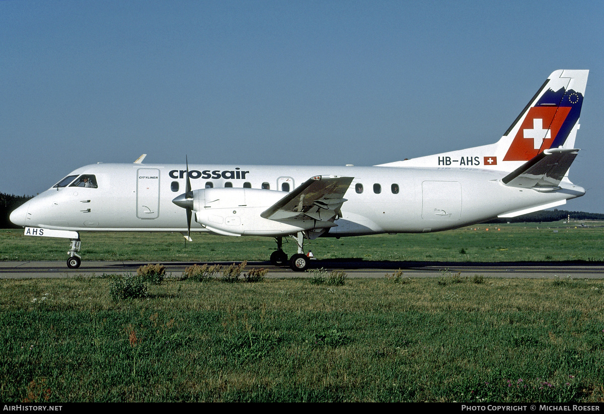 Aircraft Photo of HB-AHS | Saab 340A | Crossair | AirHistory.net #351638