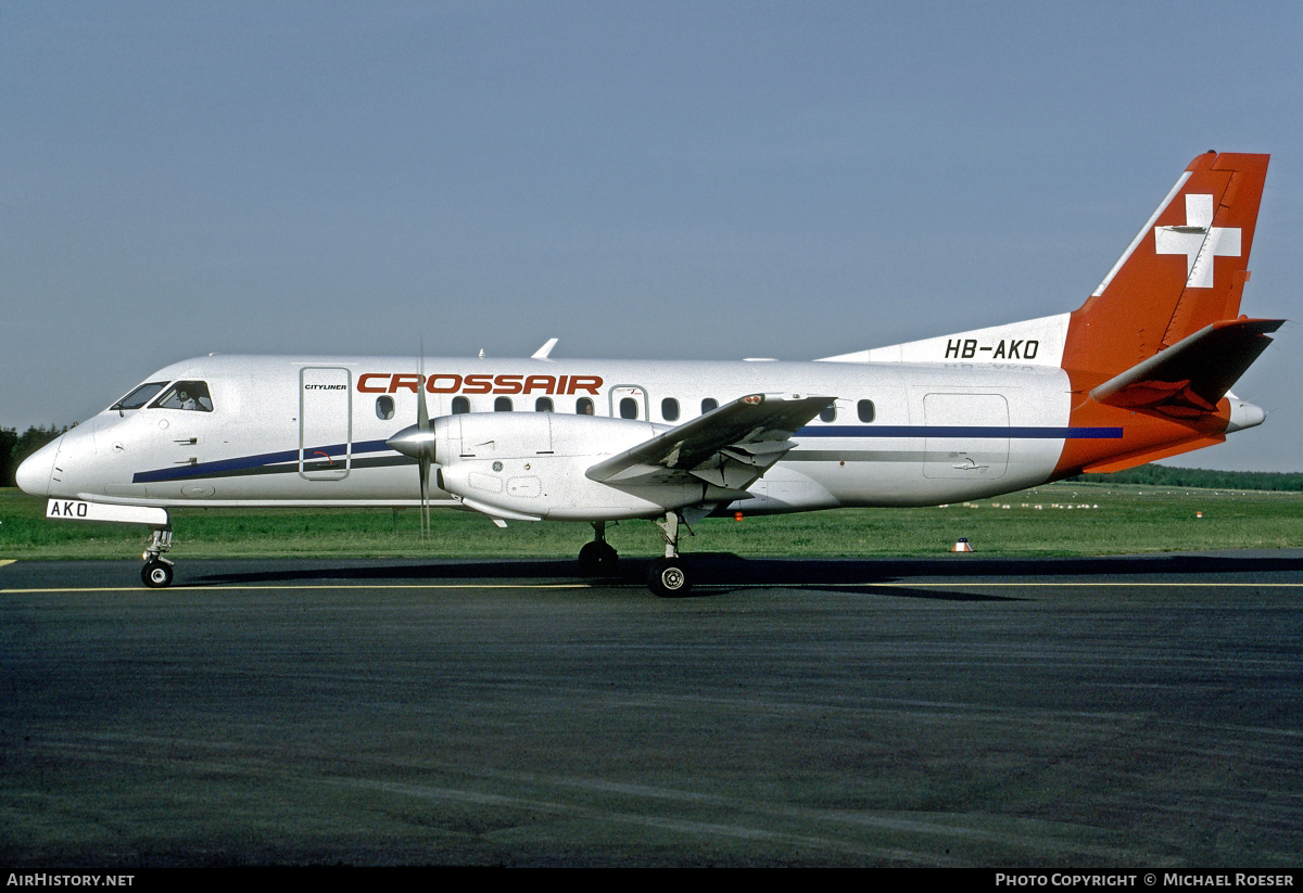 Aircraft Photo of HB-AKO | Saab 340B | Crossair | AirHistory.net #351648