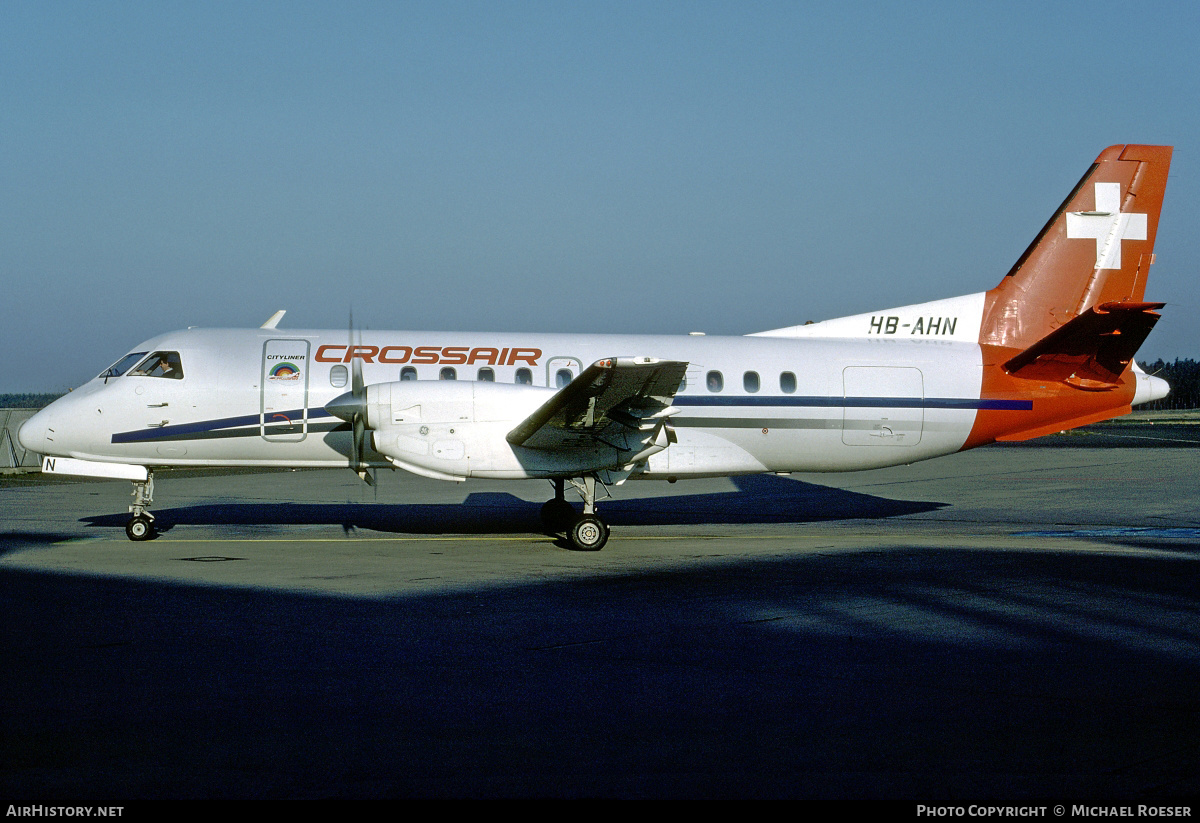 Aircraft Photo of HB-AHN | Saab-Fairchild SF-340A | Crossair | AirHistory.net #351653