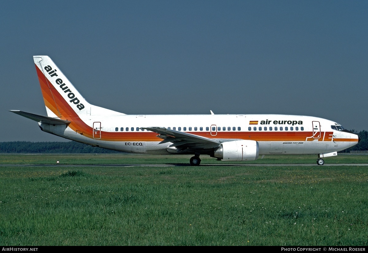 Aircraft Photo of EC-ECQ | Boeing 737-3S3 | Air Europa | AirHistory.net #351678