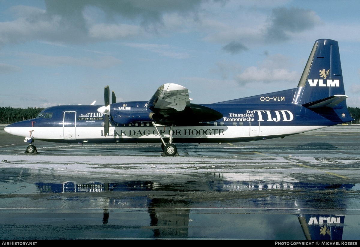Aircraft Photo of OO-VLM | Fokker 50 | VLM Airlines | AirHistory.net #351692