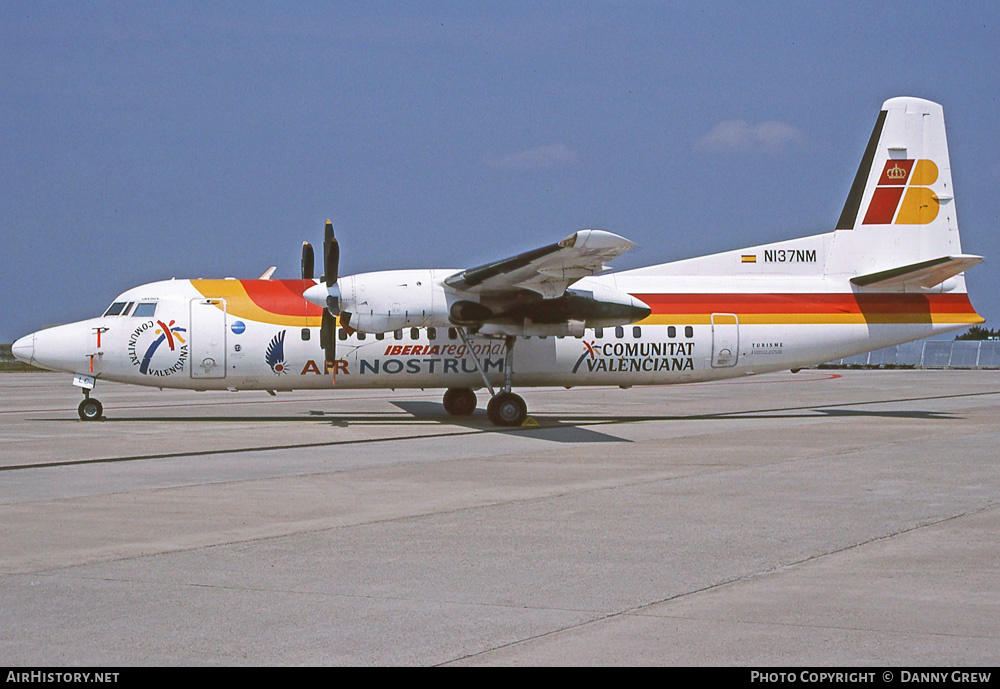 Aircraft Photo of N137NM | Fokker 50 | Iberia Regional | AirHistory.net #351707
