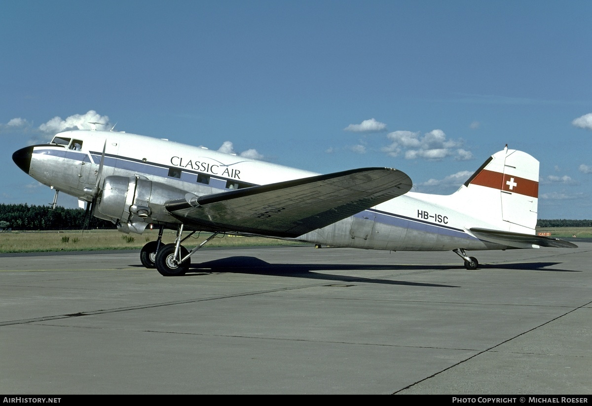 Aircraft Photo of HB-ISC | Douglas DC-3(C) | Classic Air | AirHistory.net #351713