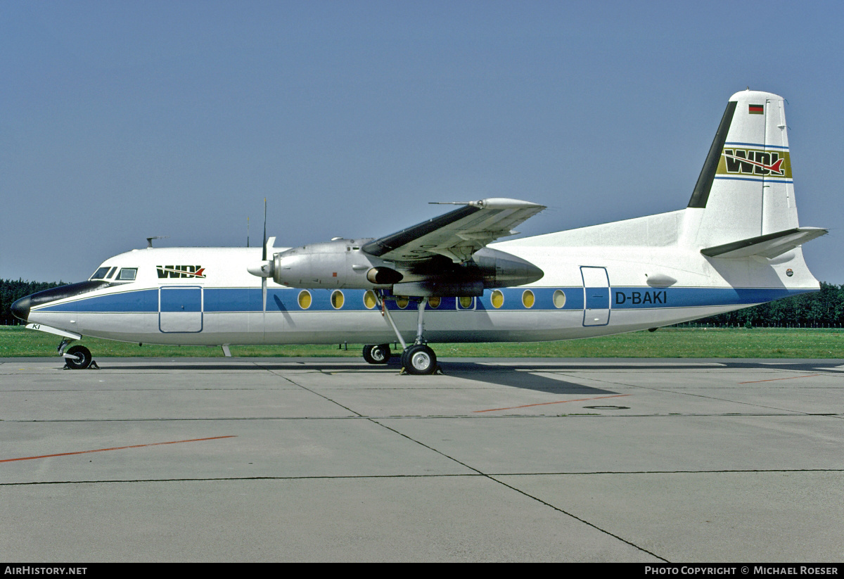 Aircraft Photo of D-BAKI | Fokker F27-100 Friendship | WDL Aviation | AirHistory.net #351717